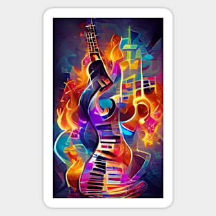 Musical instruments Sticker